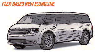 For the record, a Flex van would look like this.